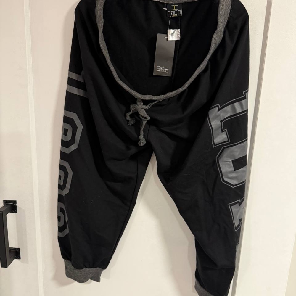 Black and Gray Men's Joggers